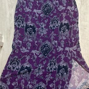 JohnPaulRichard Purple Floral Paisley Maxi Dress